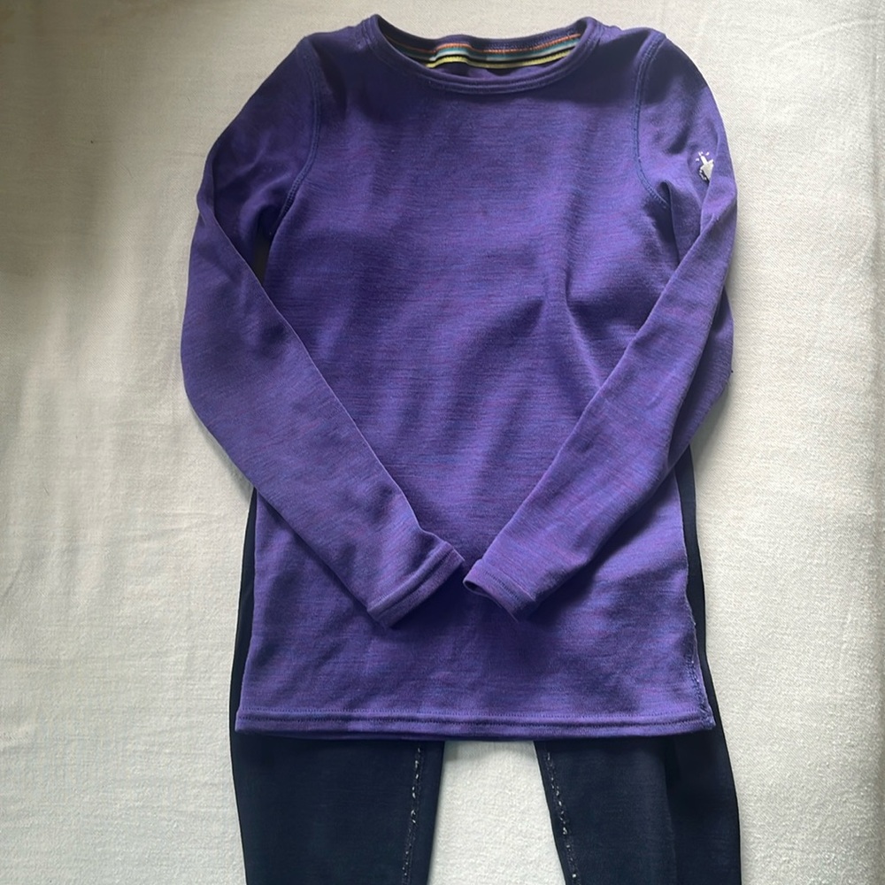 Kids Merino Wool long underwear base layer (set 1)